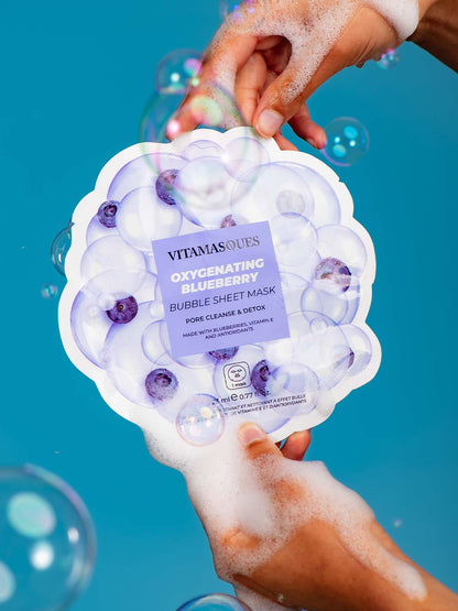 Oxygenating Blueberry Bubble Sheet Mask