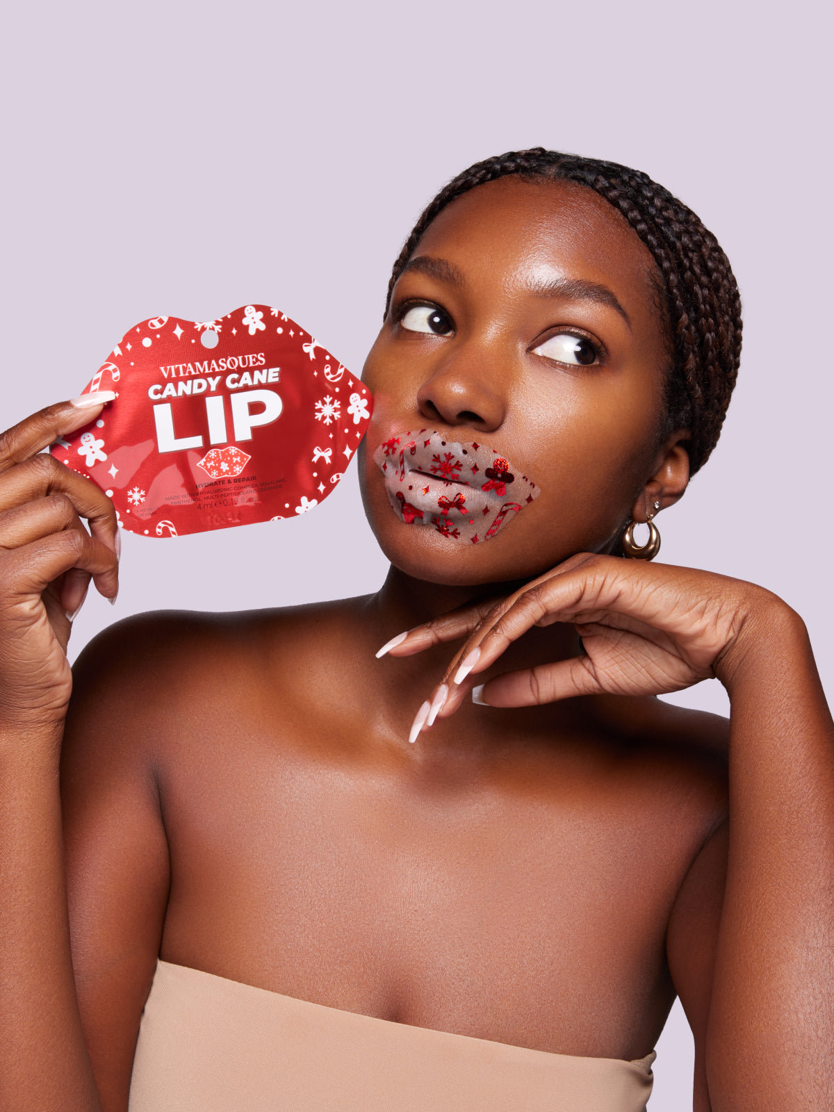 Candy Cane Lip Mask - Hydrate & Plump