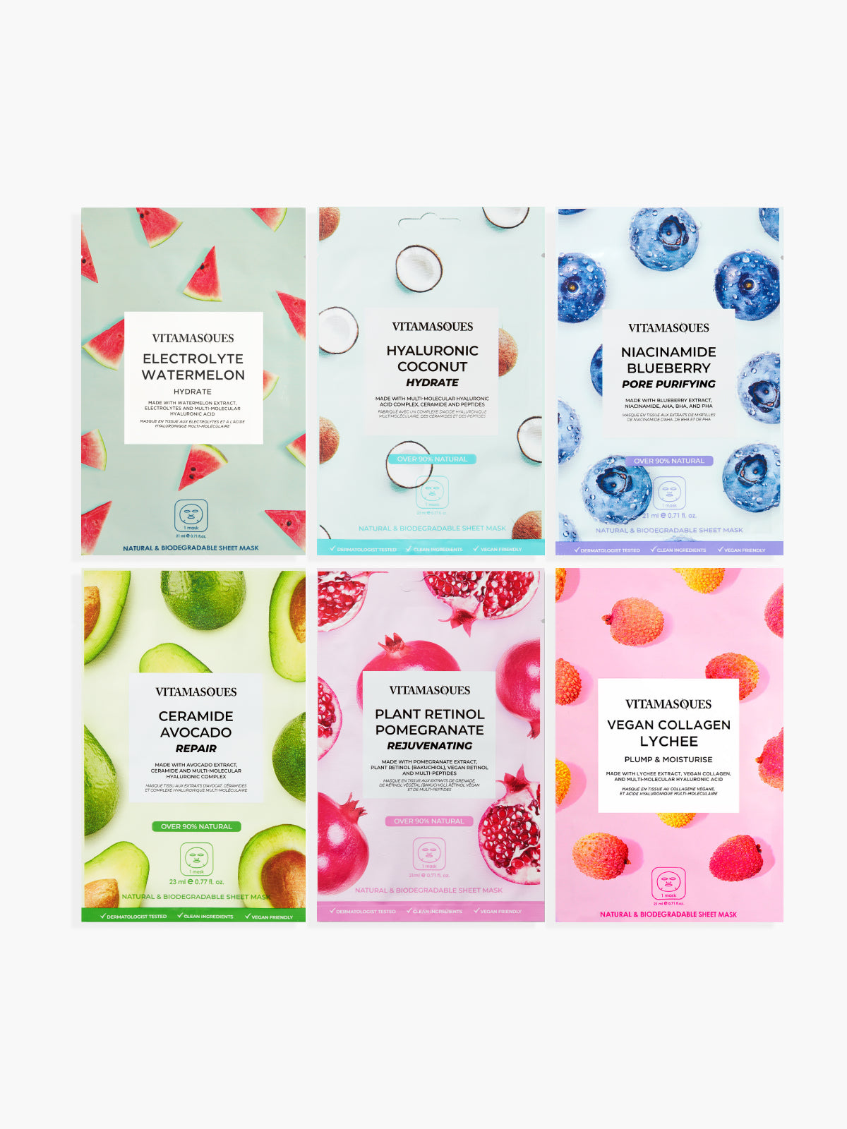 Juicy Face Sheet Mask Set