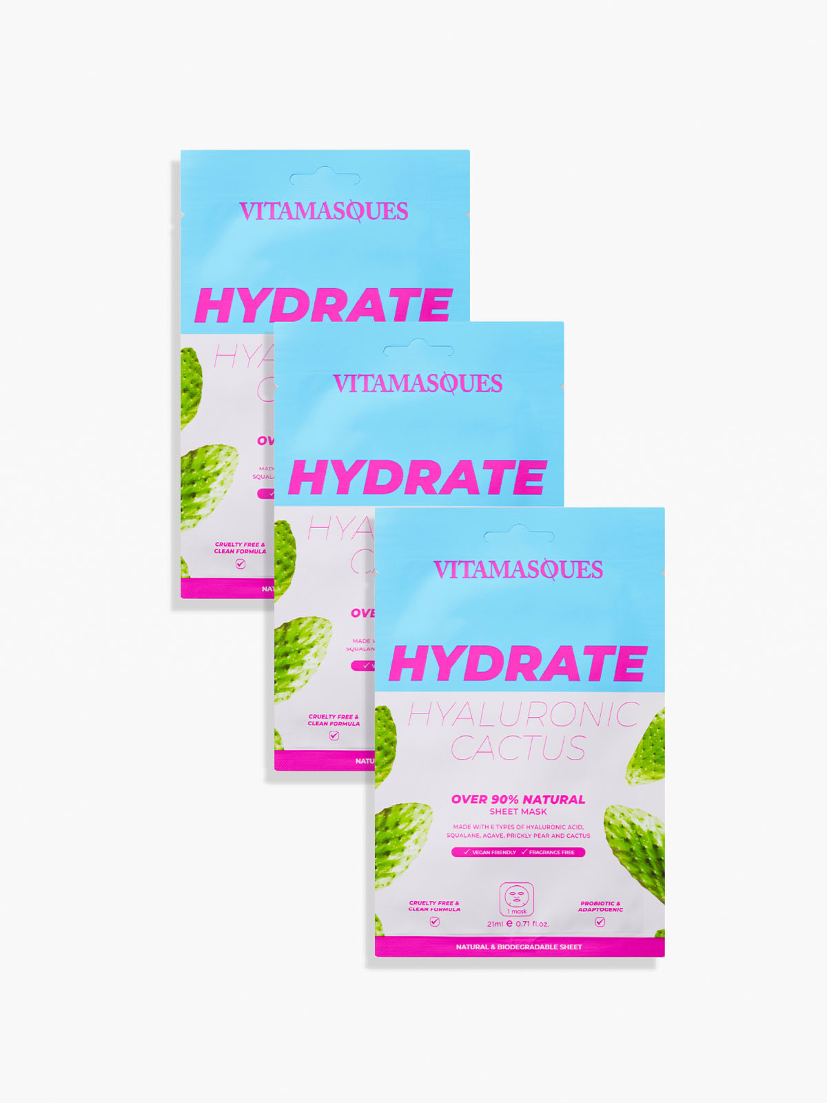 Hydrate Hyaluronic Cactus Face Sheet Mask