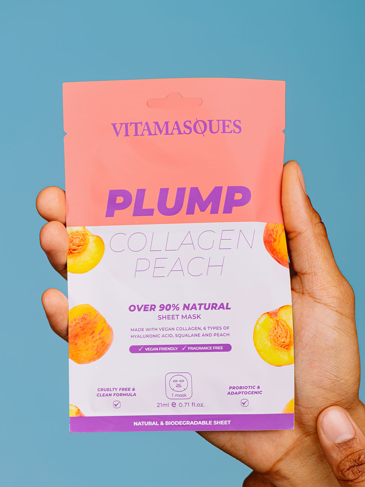 Plump Collagen Peach Face Sheet Mask