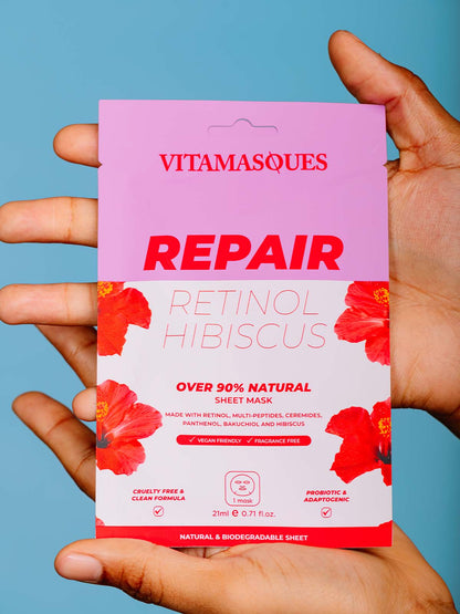 Repair Retinol Hibiscus Face Sheet Mask