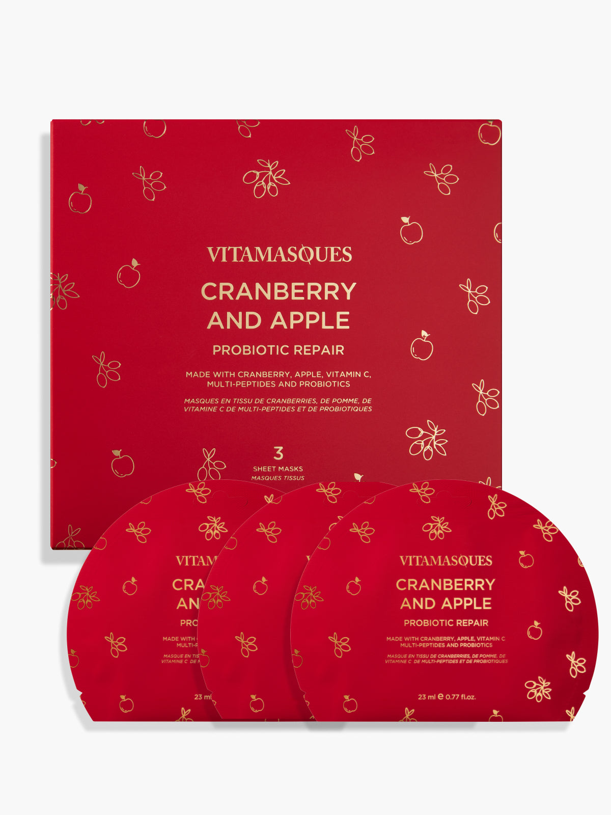 Cranberry and Apple Repair Face Mask Boxset