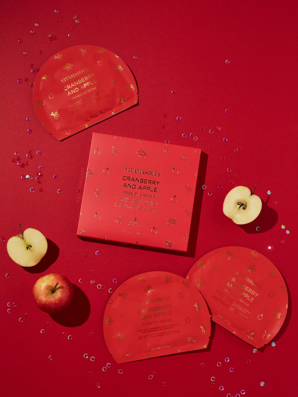 Cranberry and Apple Repair Face Mask Boxset