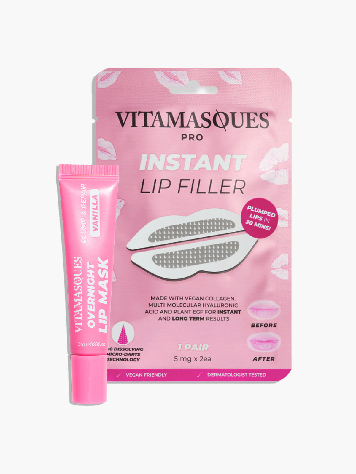 Overnight Care & Instant Plumping Lips Set