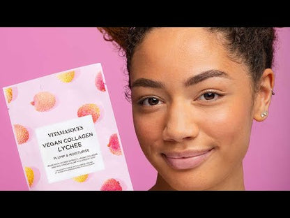 Vegan Collagen Lychee Face Sheet Mask